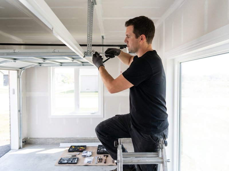 Garage door repair work by Camelback of Kierland in Scottsdale